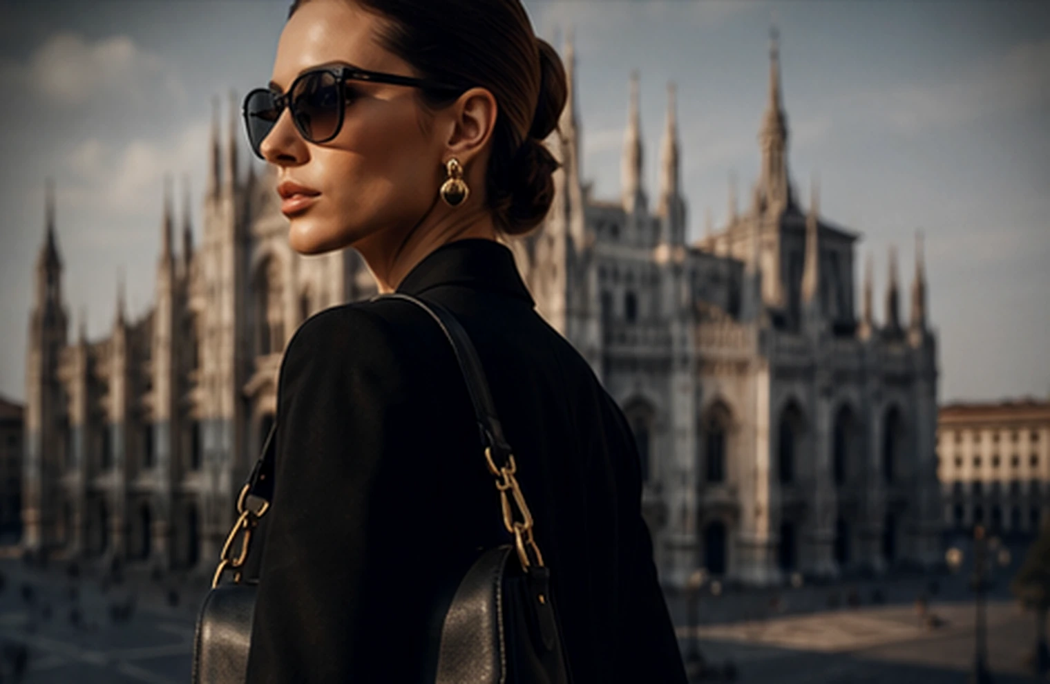 Italian fashion buyer in Milan